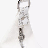 NeroGiardini Borsa Hobo in Materiale Tecnico Bianco